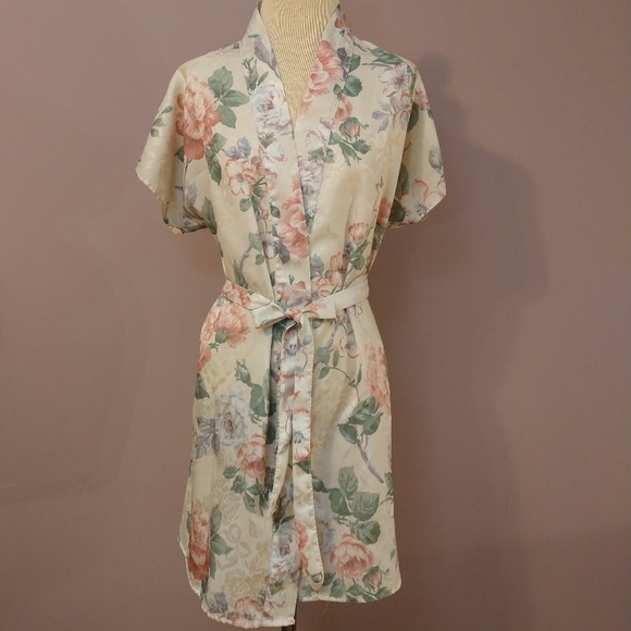 Pinx Other - Vintage Pinx, Rose Floral Pattern Robe, L